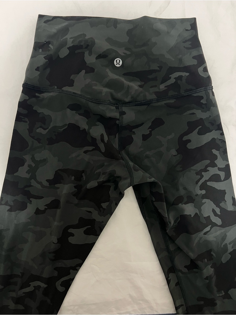 lululemon athletica High-Rise Camo Leggings - Black & Dark grey